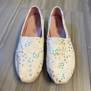 Toms polka dot alpargata - barely worn!